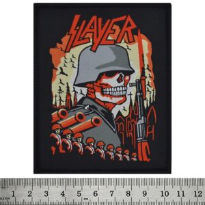 Везана нашивка на Slayer с войник