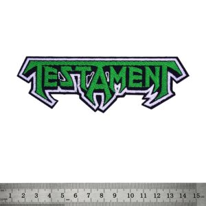 Бродирана нашивка на Testament