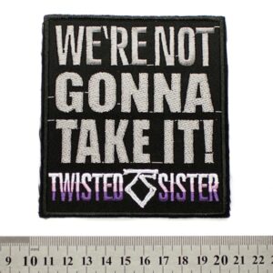 Бродирана нашивка на Twisted Sister