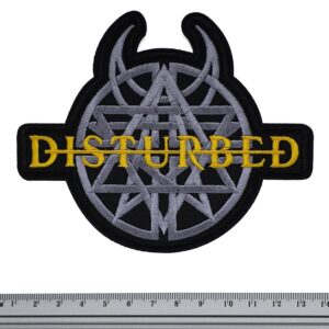 Бродирана нашивка на Disturbed