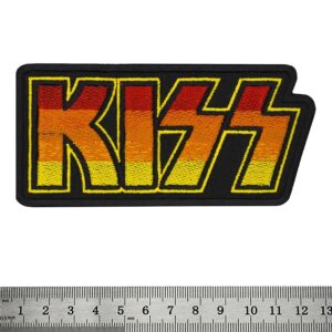 Бродирана нашивка на Kiss
