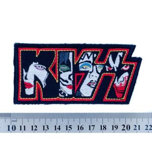 Бродирана нашивка на Kiss