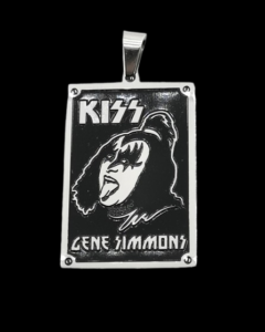 Gene Simmons медальон плочка от медицинска стомана