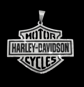Моторджийски медальон с логото на Harley-Davidson