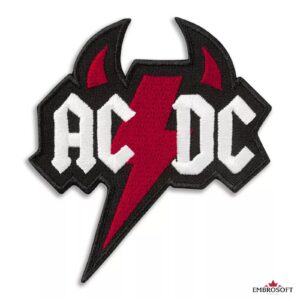 Нашивка AC/DC за твоите дънки, чанта или яке