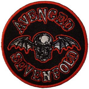 Нашивка Avenged Sevenfold с череп прилеп