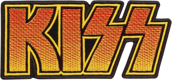 голяма нашвка за гръб за яке на Kiss