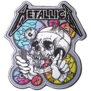 Оригинална стилна метъл нашивка с METALLICA