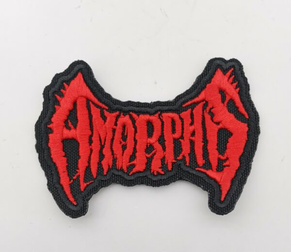 Бродирана нашивка с лого на метъл групата Amorphis, подходяща за якета.