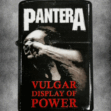 Черна бензинова запалка с логото на Pantera и обложката на албума "Vulgar Display of Power"