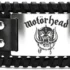 Разгъната кожена гривна на Motörhead с регулируемо закопчаване и катарама