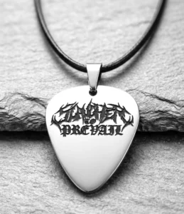 Стоманен двулицев медальон перце Slaughter to Prevail с подарък верижка