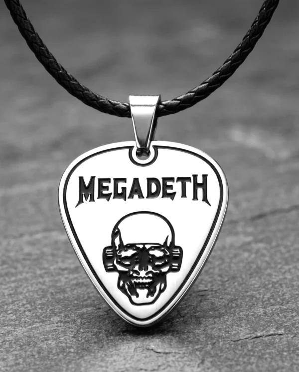 Стоманен медальон перце Megadeth от медицинска стомана 316L